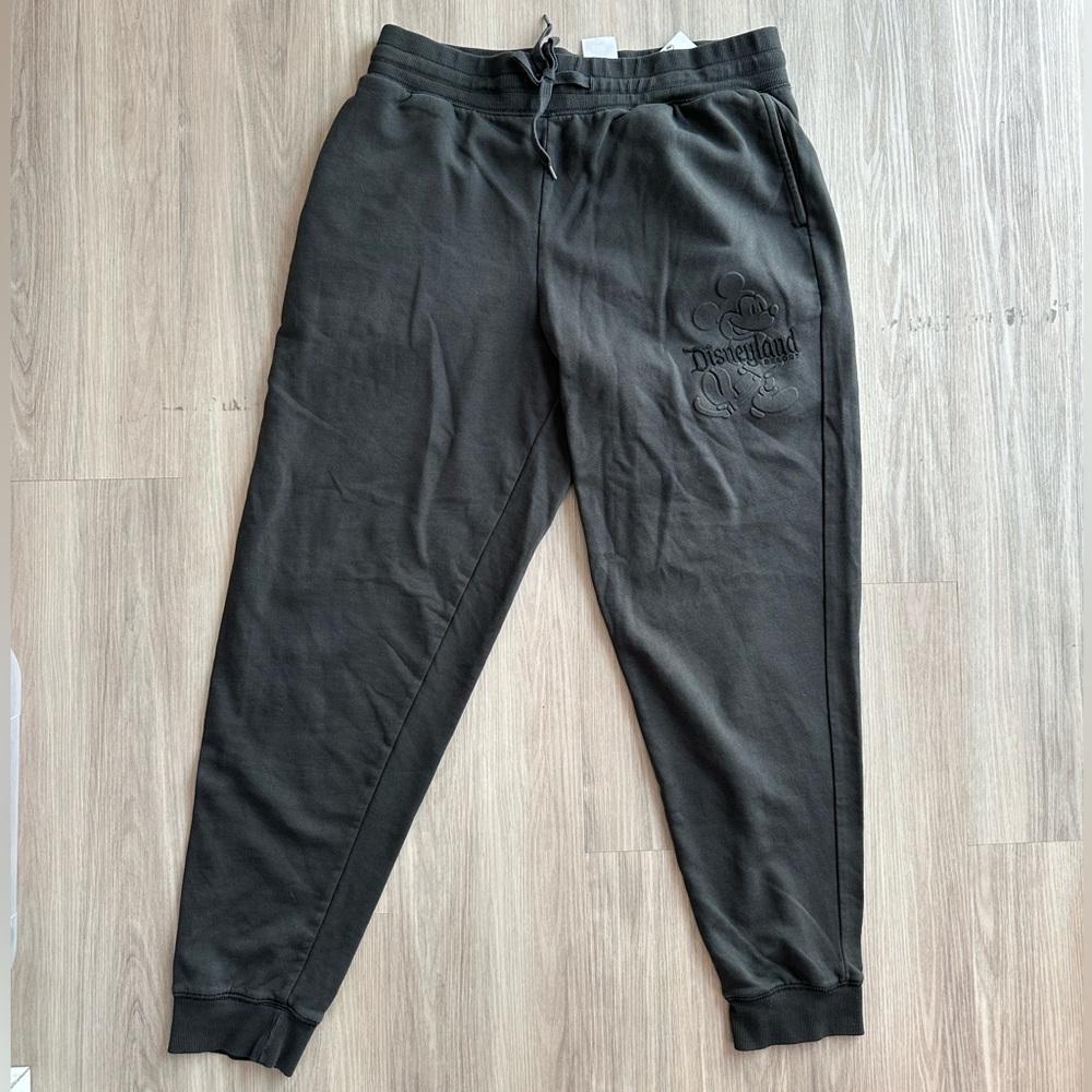 gray disneyland jogger sweatpants